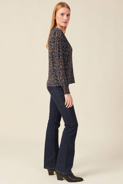 T-shirt éco-responsable multicolore femme