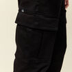 Pantalon battle bas resserr&eacute; noir homme