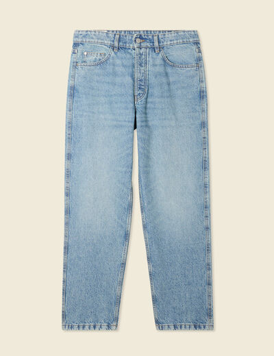 Jeans large relaxed denim dirty homme
