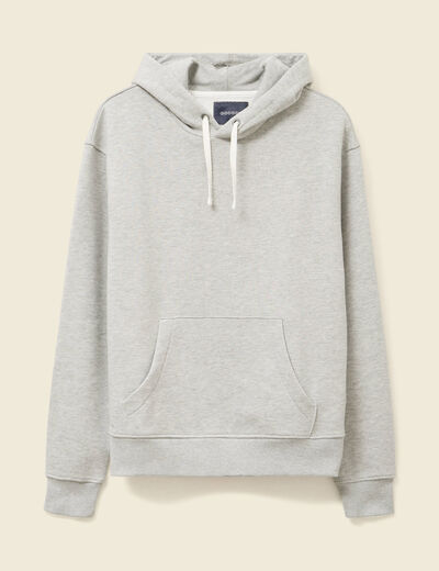 Sweat à capuche gris homme