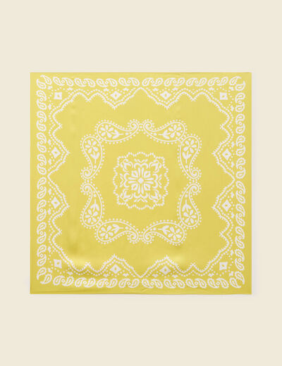 Foulard vert fluo femme