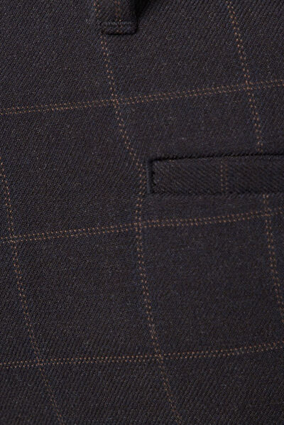 Pantalon chino slim gris foncé homme