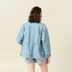Surchemise en jean denim used femme