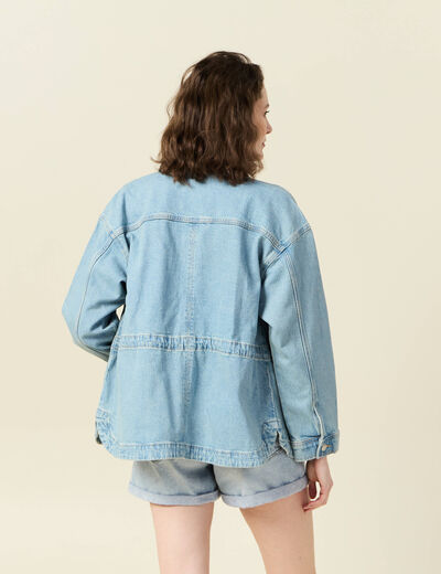 Surchemise en jean denim used femme