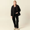 Parka r&eacute;versible noir femme