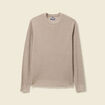 Pull droit manches longues vert kaki homme