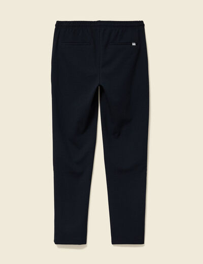 Pantalon chino jogger bleu marine homme