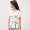 T-shirt en coton blanc femme