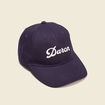 Casquette brod&eacute;e bleu marine homme