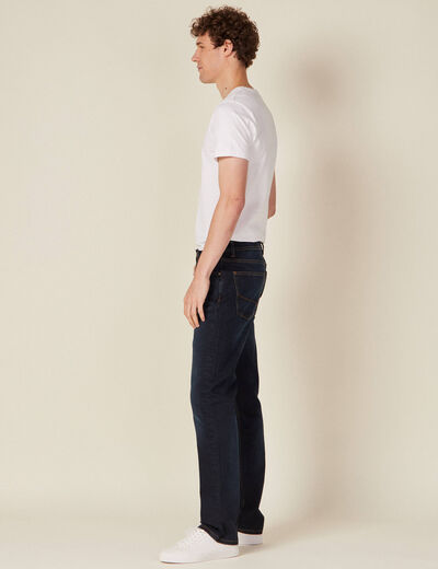 Jeans éco-responsable regular denim brut homme