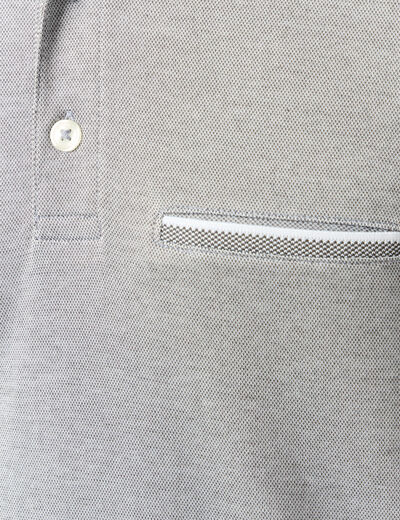 Polo manches courtes gris fonc&eacute; homme
