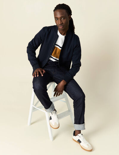 T-shirt manches courtes ecru homme