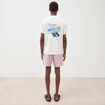 T-shirt en coton ecru homme