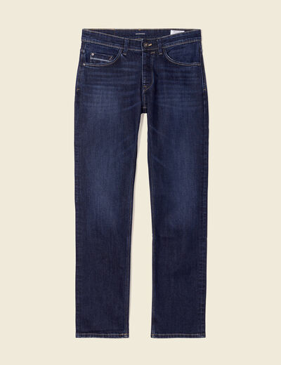 Jeans regular 5 poches denim brut homme