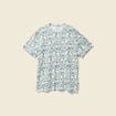 T-shirt manches courtes marron clair homme