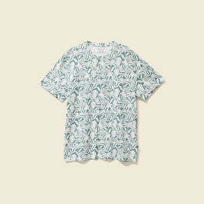 T-shirt manches courtes marron clair homme