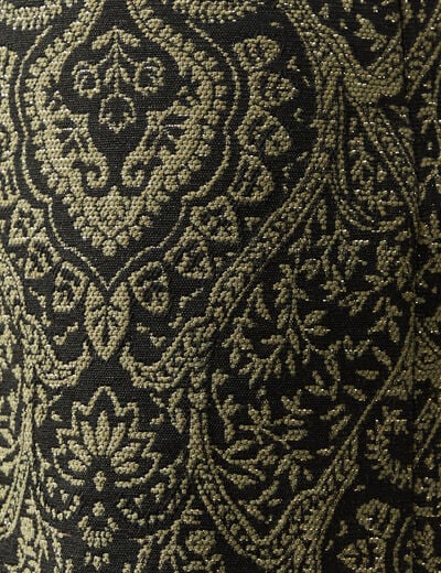 Mini-jupe droite courte vert kaki femme
