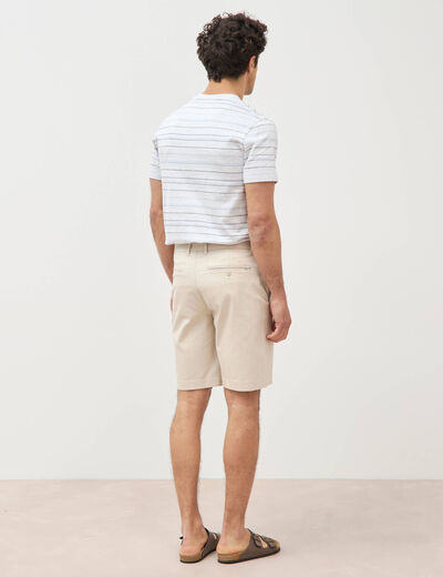 Bermuda gris clair homme