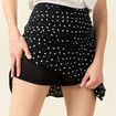 Jupe-short droite noir femme