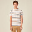 T-shirt manches courtes marron homme