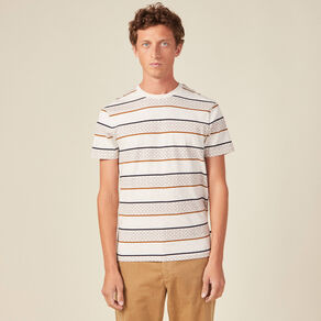 t shirt manches courtes marron homme T-shirt manches courtes marron homme