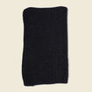 &Eacute;charpe tricot&eacute;e noir femme