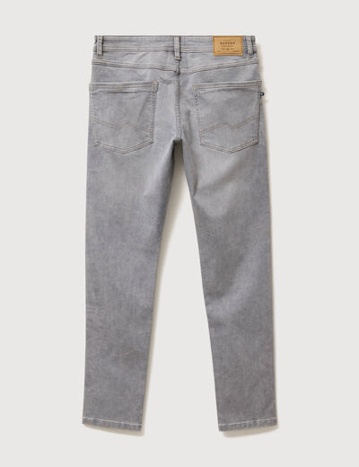 Jeans slim longueur 32 denim gris homme