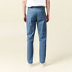 Pantalon chino slim bleu foncé homme