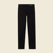 Jeans slim 7/8ème denim noir femme
