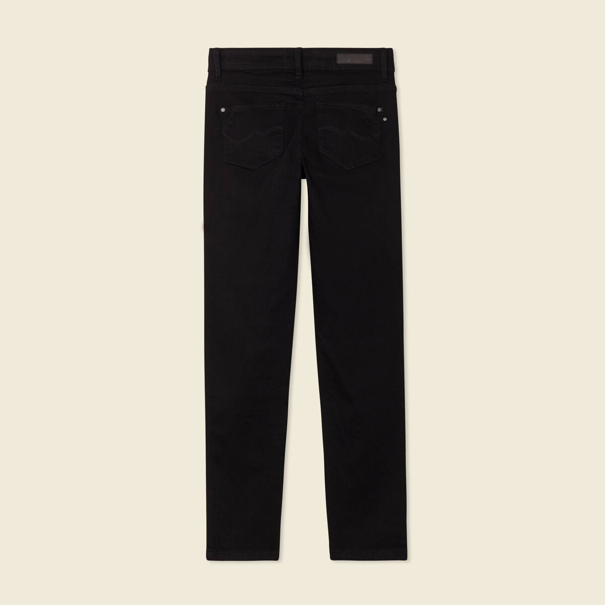 Jeans slim 7/8ème denim noir femme