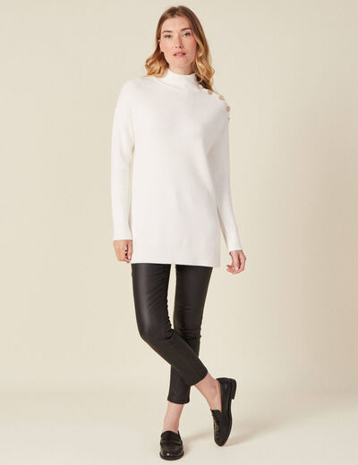 Pantalon skinny enduit push up denim noir enduit femme