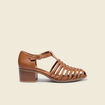 Sandales marron femme