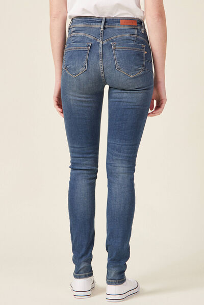 Jeans Marylin - skinny push up denim stone femme