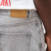 Jeans large longueur 34 en coton denim snow gris homme