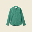 Chemise manches longues vert homme