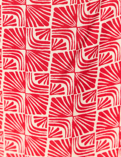 Jupe longue portefeuille rouge femme