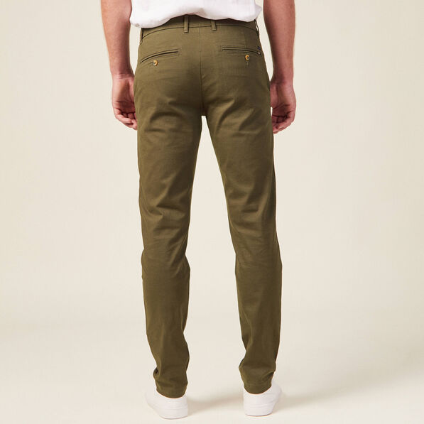 Pantalon slim Instinct chino taupe homme