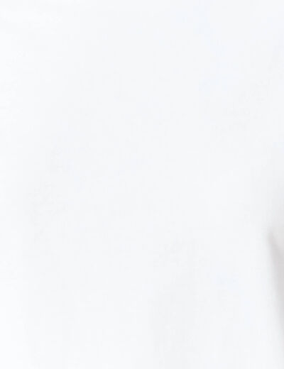 T-shirt manches courtes blanc femme