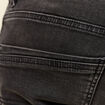 Jeans slim 5 poches longueur 32 denim noir homme