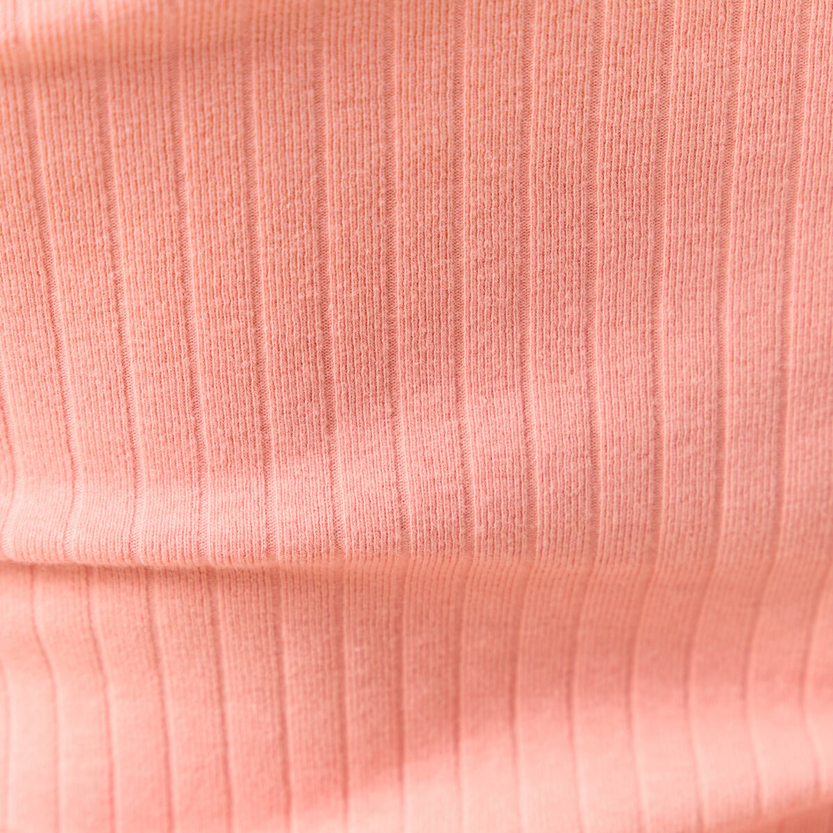 Débardeur sans manches côtelé rose saumon femme