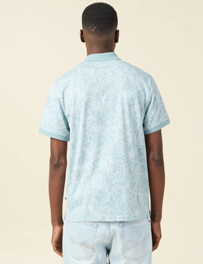 Polo éco-responsable vert homme