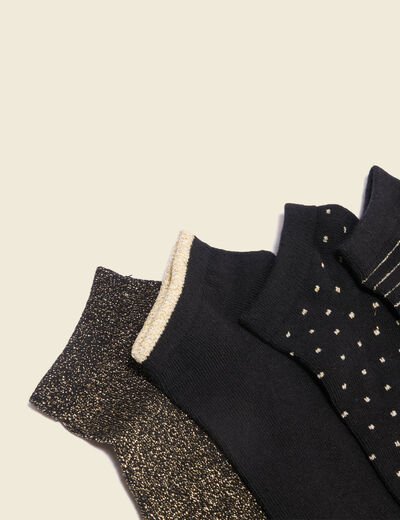 Paire de chaussettes noir femme