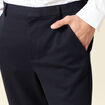 Pantalon chino slim bleu marine homme