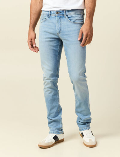 Jeans slim denim used homme