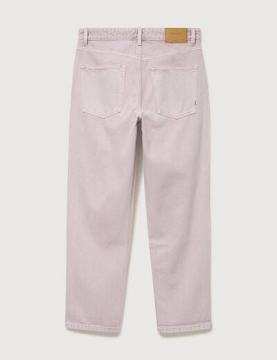 Jeans large longueur 32 en coton parme homme