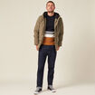Pull col rond éco-resposnable bleu marine homme