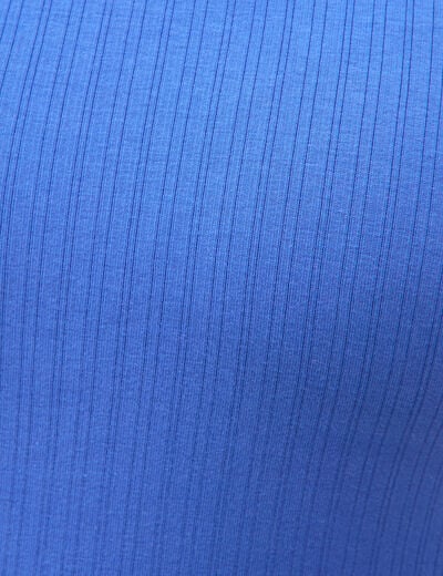 D&eacute;bardeur 2 en 1 avec brassi&egrave;re int&eacute;gr&eacute;e bleu electrique femme