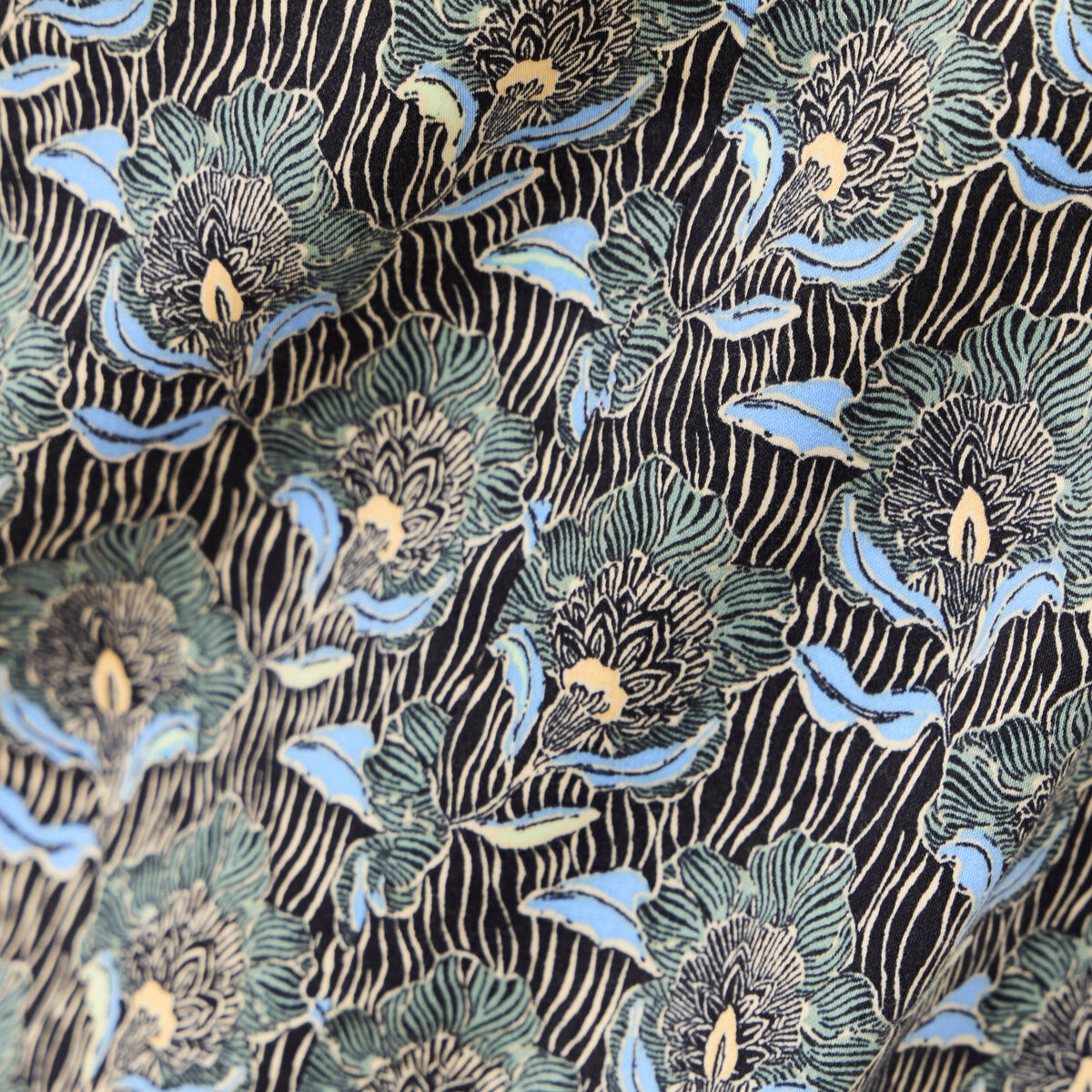Jupe midi droite bleu marine femme
