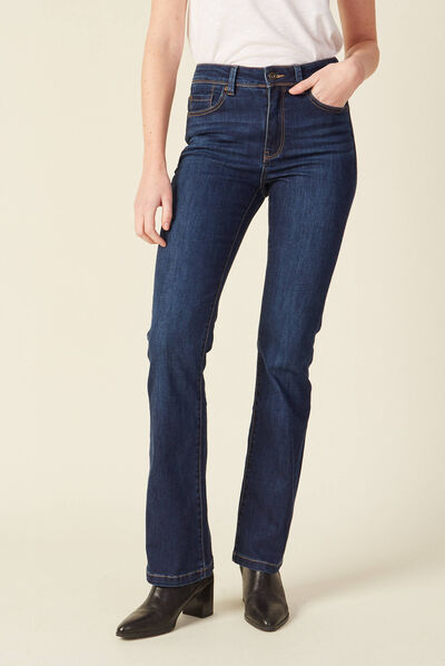 Jeans Yoko - bootcut denim brut femme