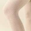 Collants maille fantaisie femme creme femme